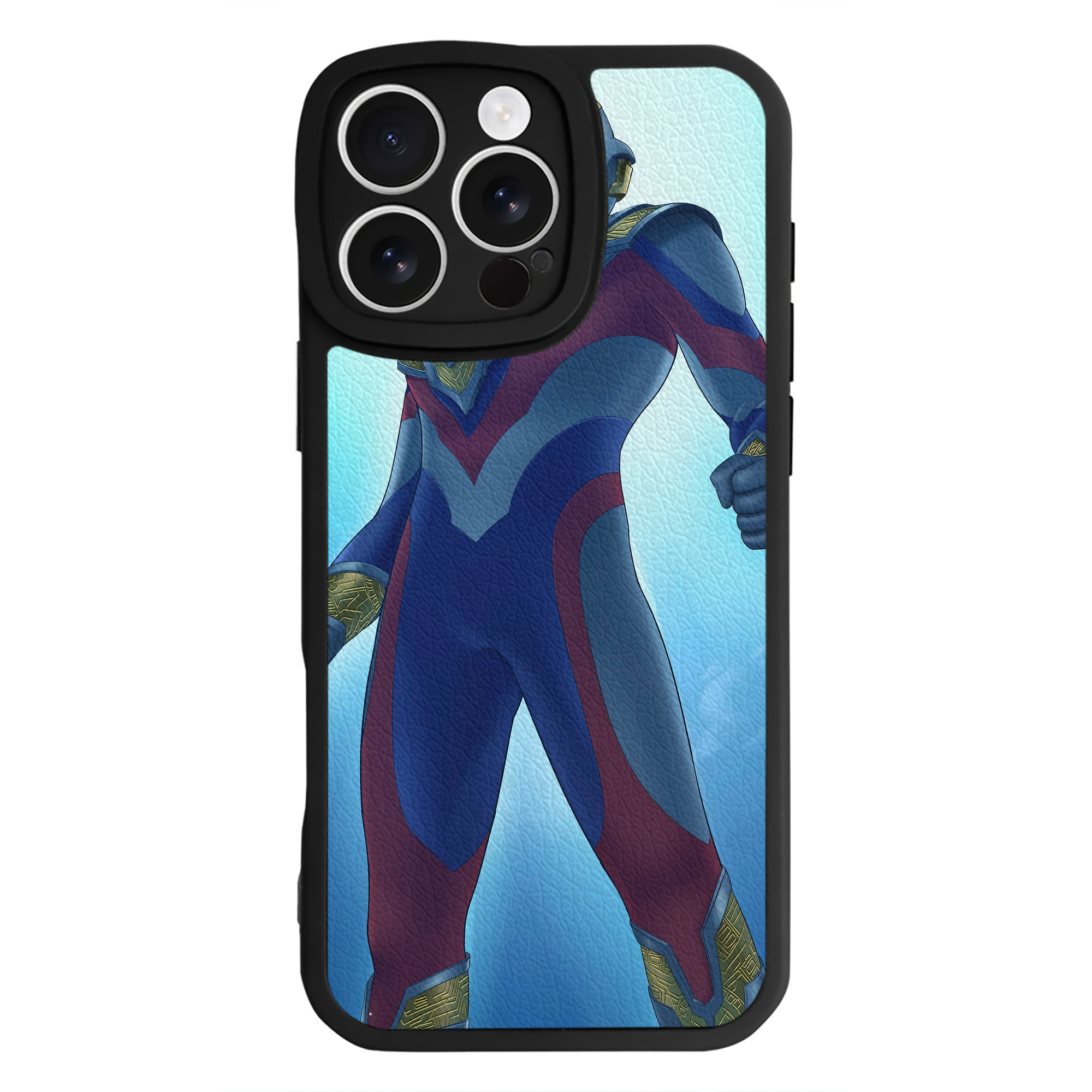 （画像用） ウルトラマン Ultraman 【iPhone 16シリーズ対応】シリコンスマホケース（レザー調） 材質：シリコン